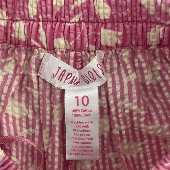 Japan Girls Ruffled Two-Piece Cotton Set - Picture 4 of 5